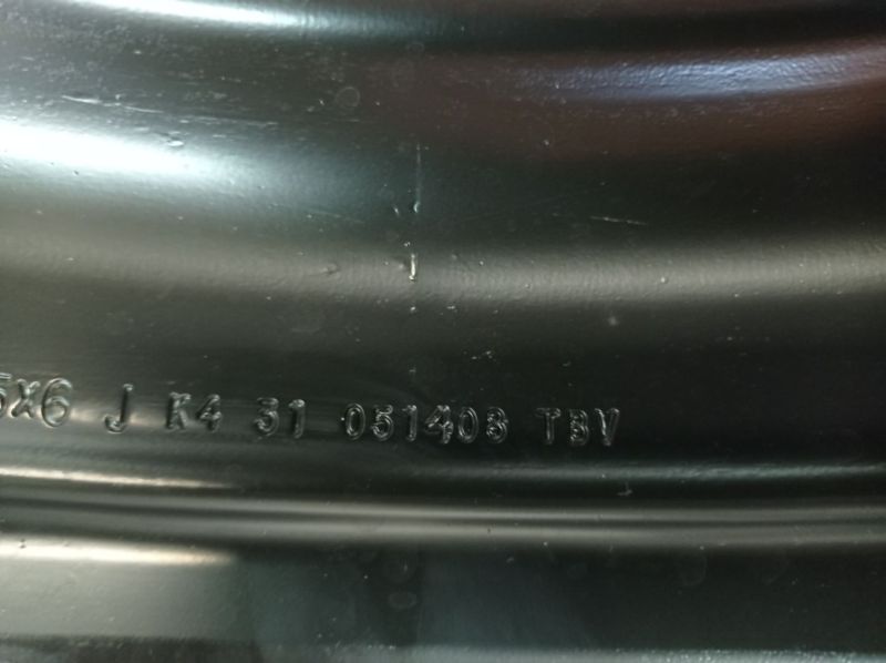 Stahlfelge 6JX15 LK5X100