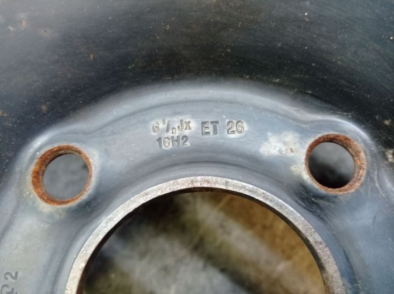Stahlfelge 6.5JX16 H2 ET26 LK4X108