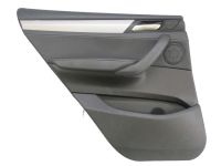 T�rverkleidung T�rpappe links hinten <br>BMW X3 (F25) XDRIVE20D